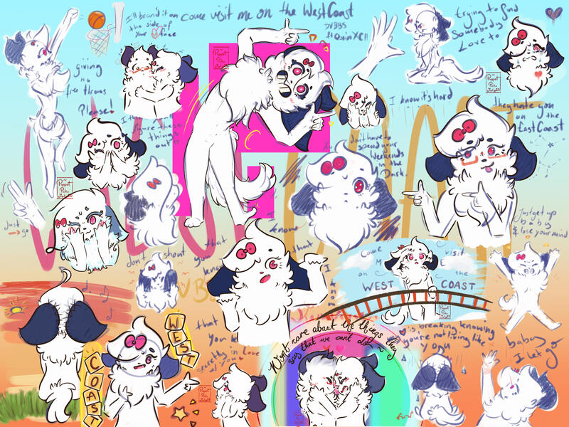 WestCoast Doodle Sheet